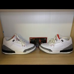 Jordan 3 - 2010 White Cement Gray 3s - SZ 6.5y